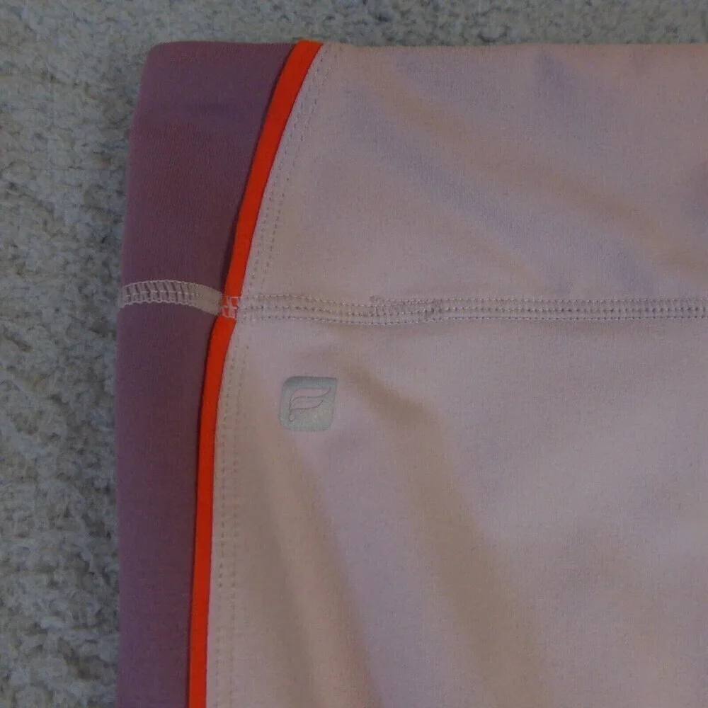 Fabletics Leggings Women's Small Purple Pink The Jessica High Waist Color Block